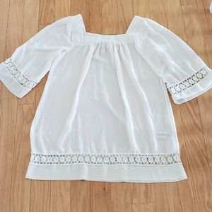 Forever 21 XXI Cream Dress Small Petite